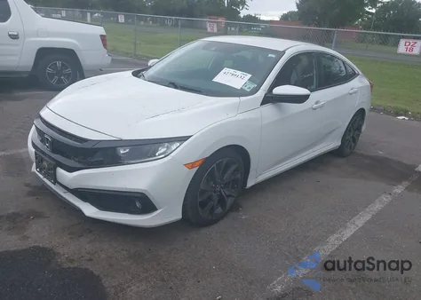 2021 Honda Civic Sport из США, поврежденный, VIN 2HGFC2F82MH541421